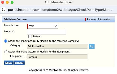 Add Manufacturer Add Manufacturer